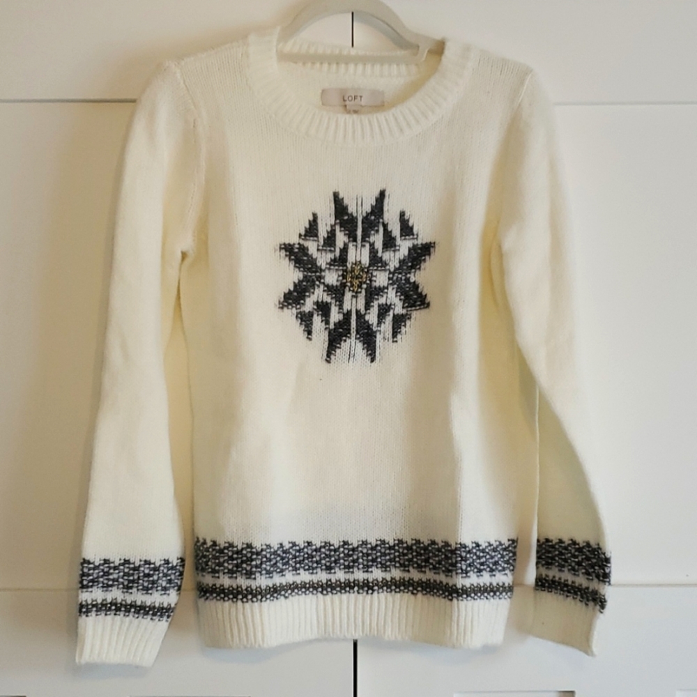 Loft Christmas Sweater